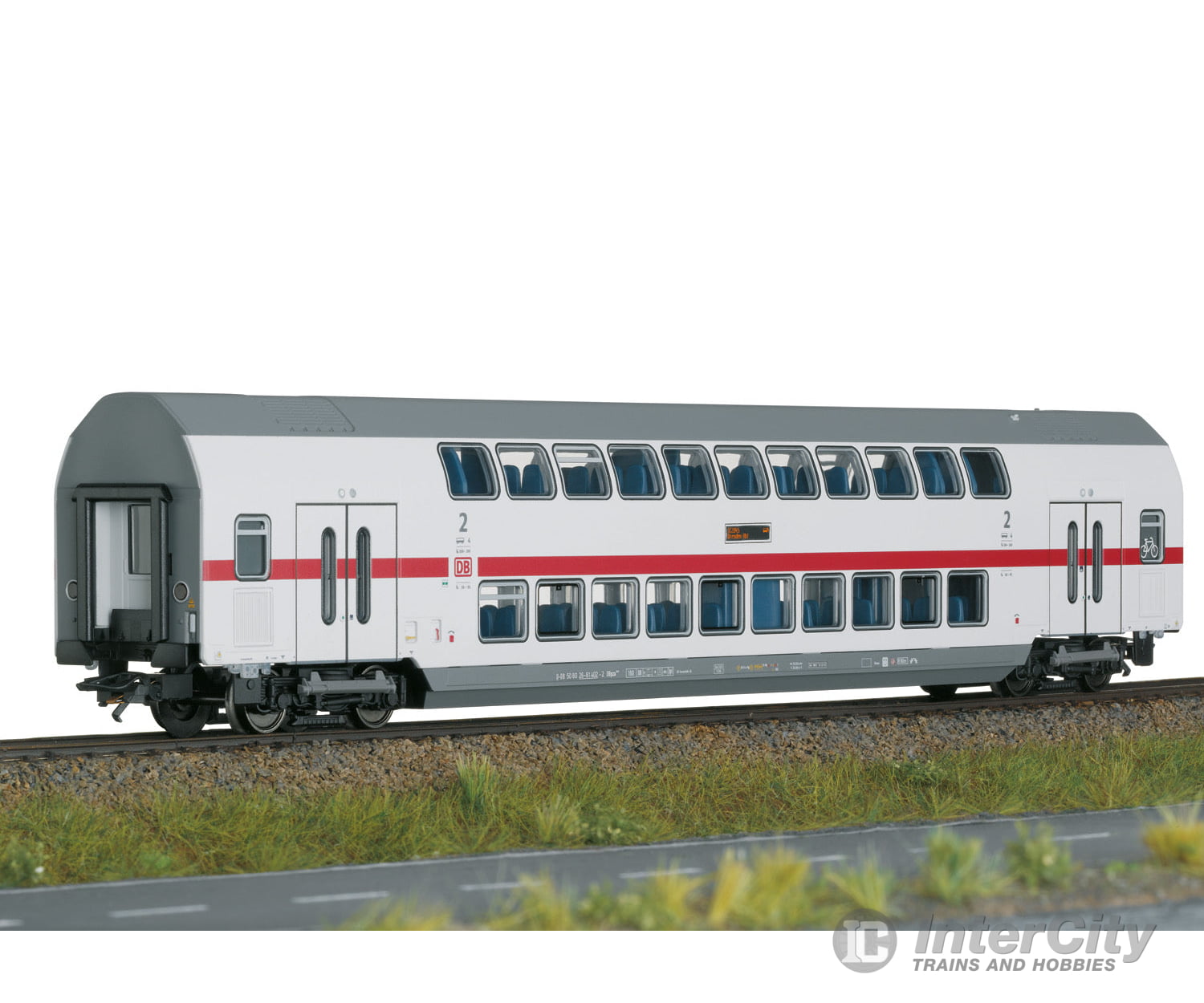 Trix 23254 IC2 Type DBpza 682.2 Bi-Level Intermediate Car, 2nd Class - Default Title (IC-TRIX-23254)