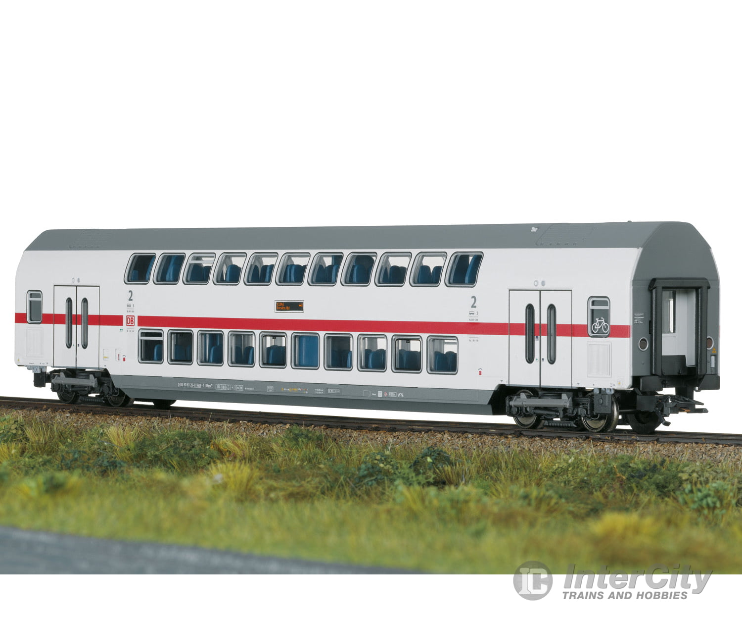 Trix 23257 IC2 Type DBpza 682.2 Bi-Level Intermediate Car, 2nd Class - Default Title (IC-TRIX-23257)