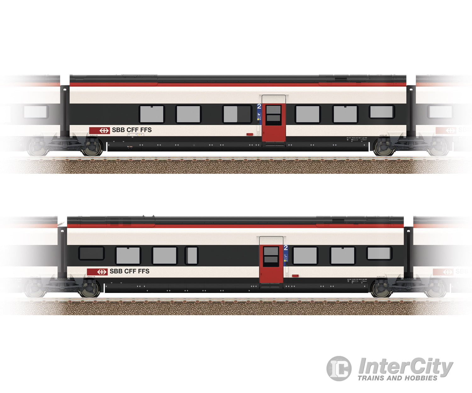 Trix 23281 Add-On Car Set 1 for the Class RABe 501 Giruno - Default Title (IC-TRIX-23281)