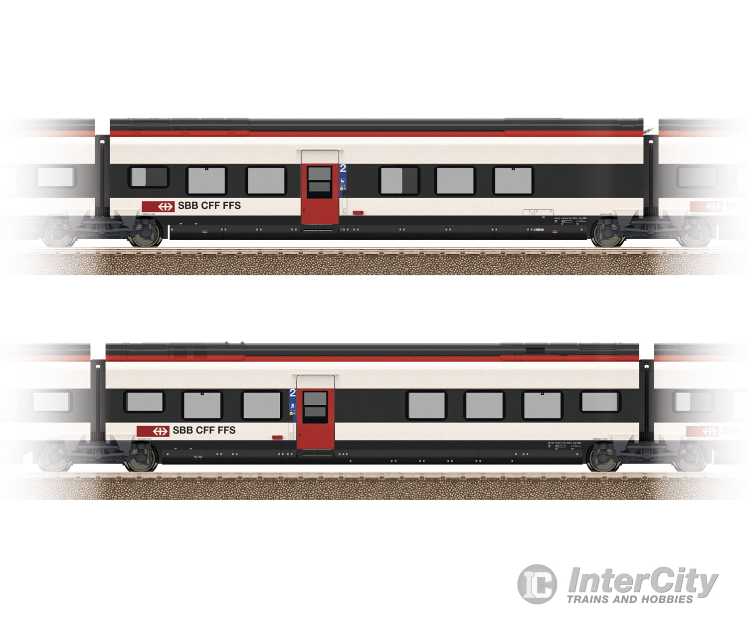 Trix 23282 Add-On Car Set 2 for the Class RABe 501 Giruno - Default Title (IC-TRIX-23282)