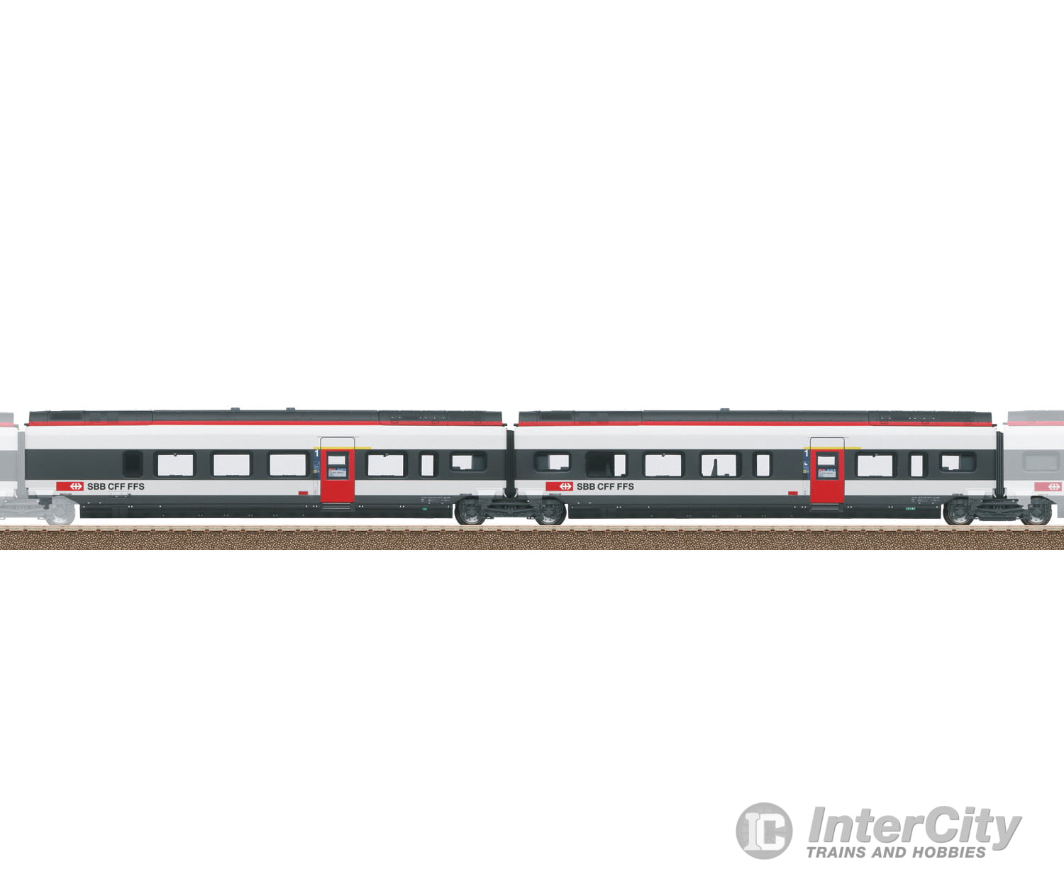 Trix 23283 Add-On Car Set 3 for the Class RABe 501 Giruno - Default Title (IC-TRIX-23283)