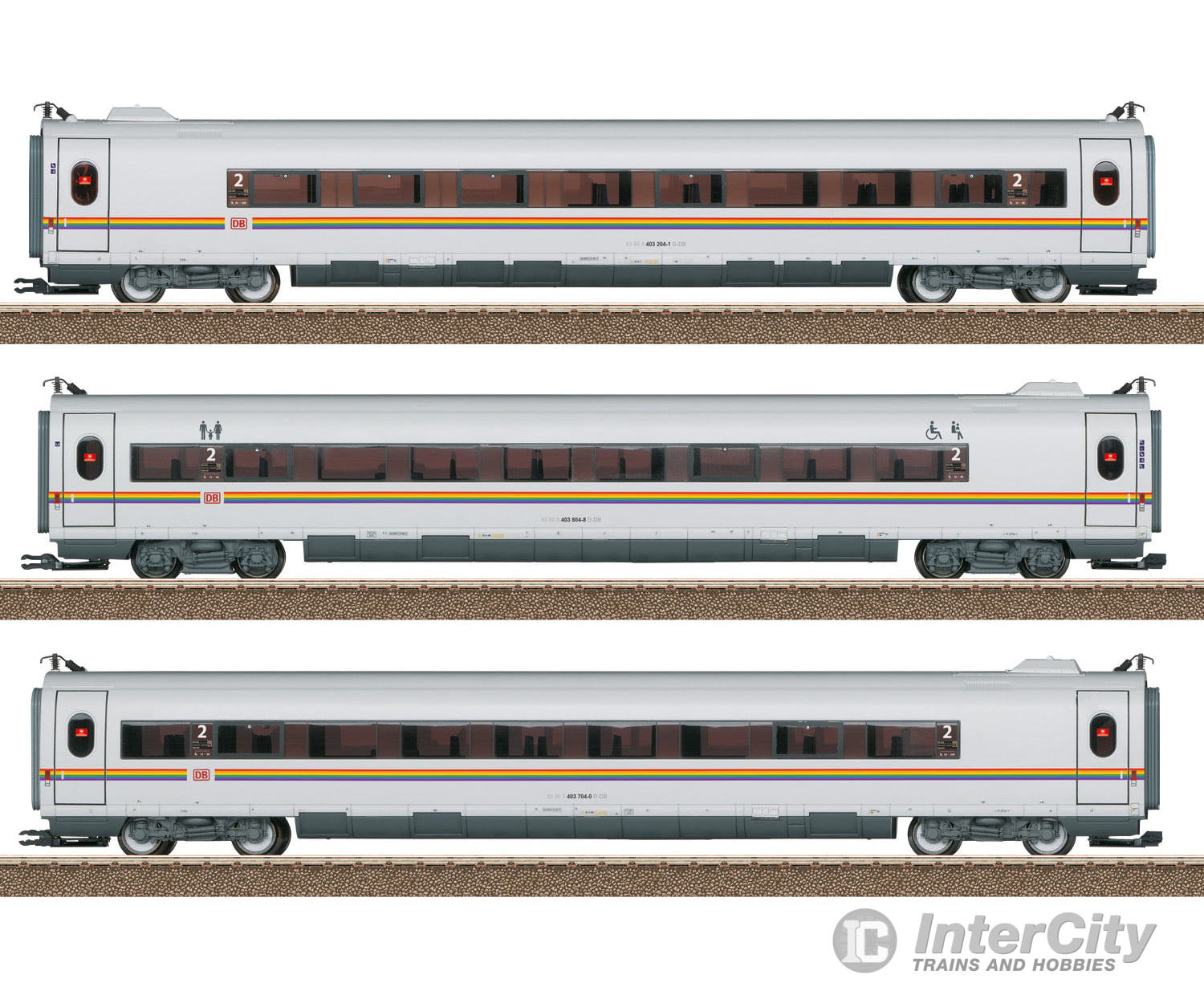 Trix 23391 Add-On Car Set ICE 3 railbow - Default Title (IC-TRIX-23391)