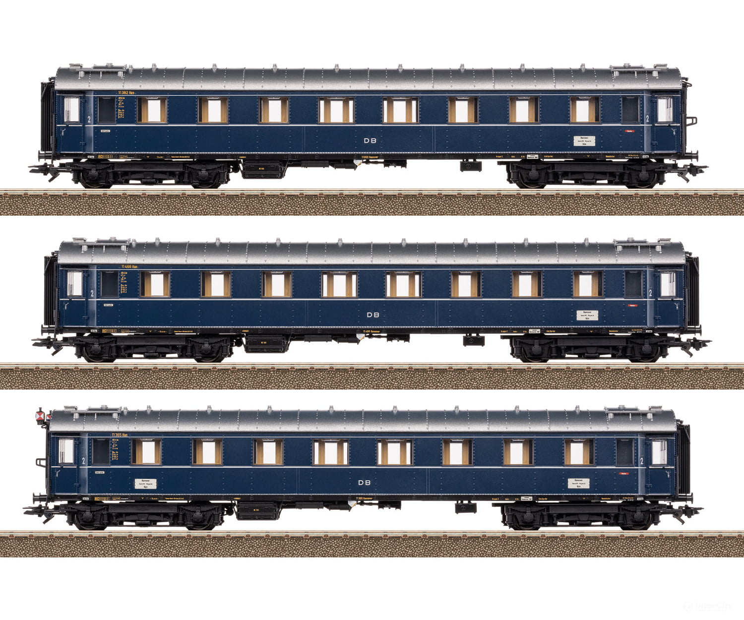 Trix 23628 HO DB ’Dom Pfeil’ / ’Cathedral Arrow’ Passenger Car Set (MHI Exclusive Item) European Passenger Cars