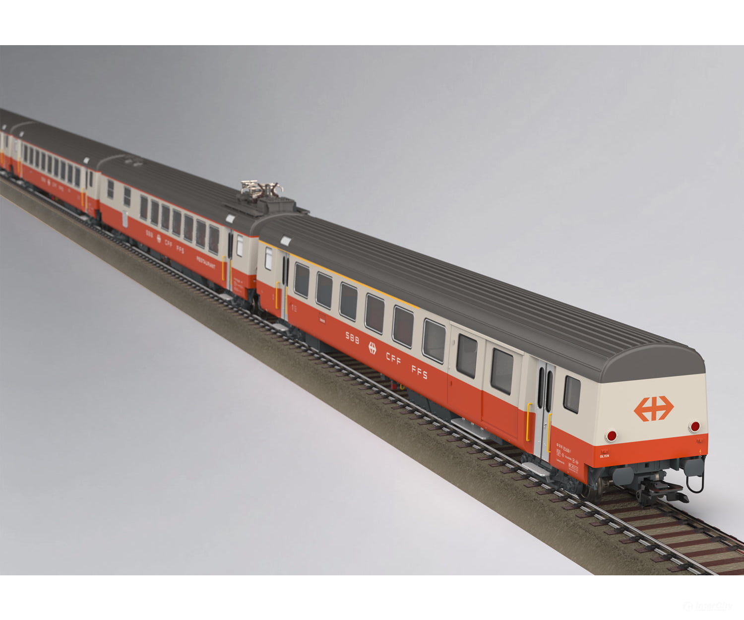 Trix 23690 Ho Sbb-Cff-Ffs Swiss Express Passenger Car Set European Cars