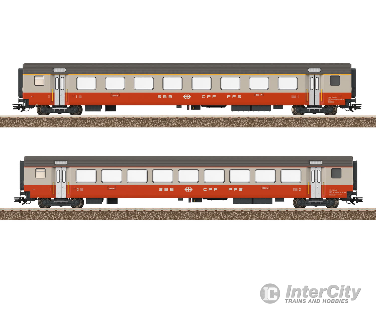 Trix 23691 Ho Sbb-Cff-Ffs Swiss Express Passenger Car Set European Cars