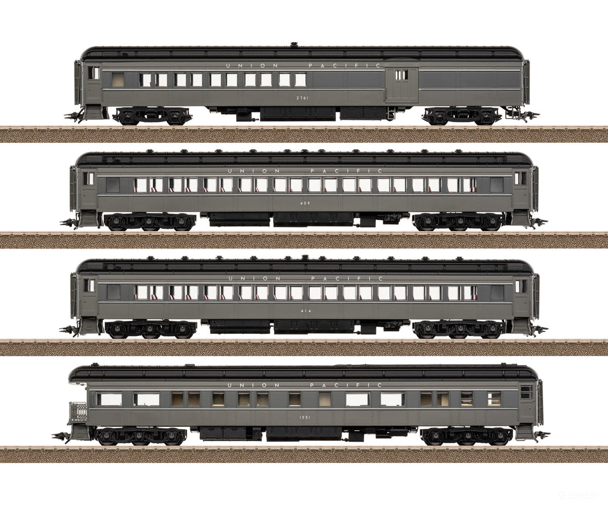 Trix 23729 HO US Heavyweight Passenger Car Set DCC (MHI Exclusive Item) - Passenger Cars