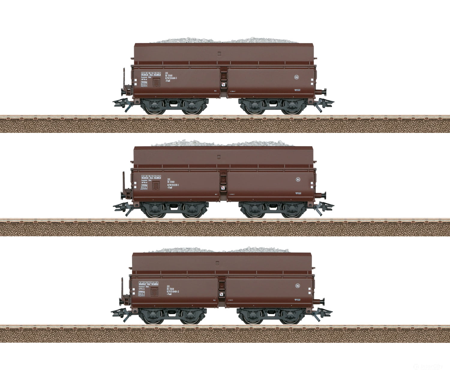 Trix 24121 Ho Obb Hopper Car Set European Freight Cars