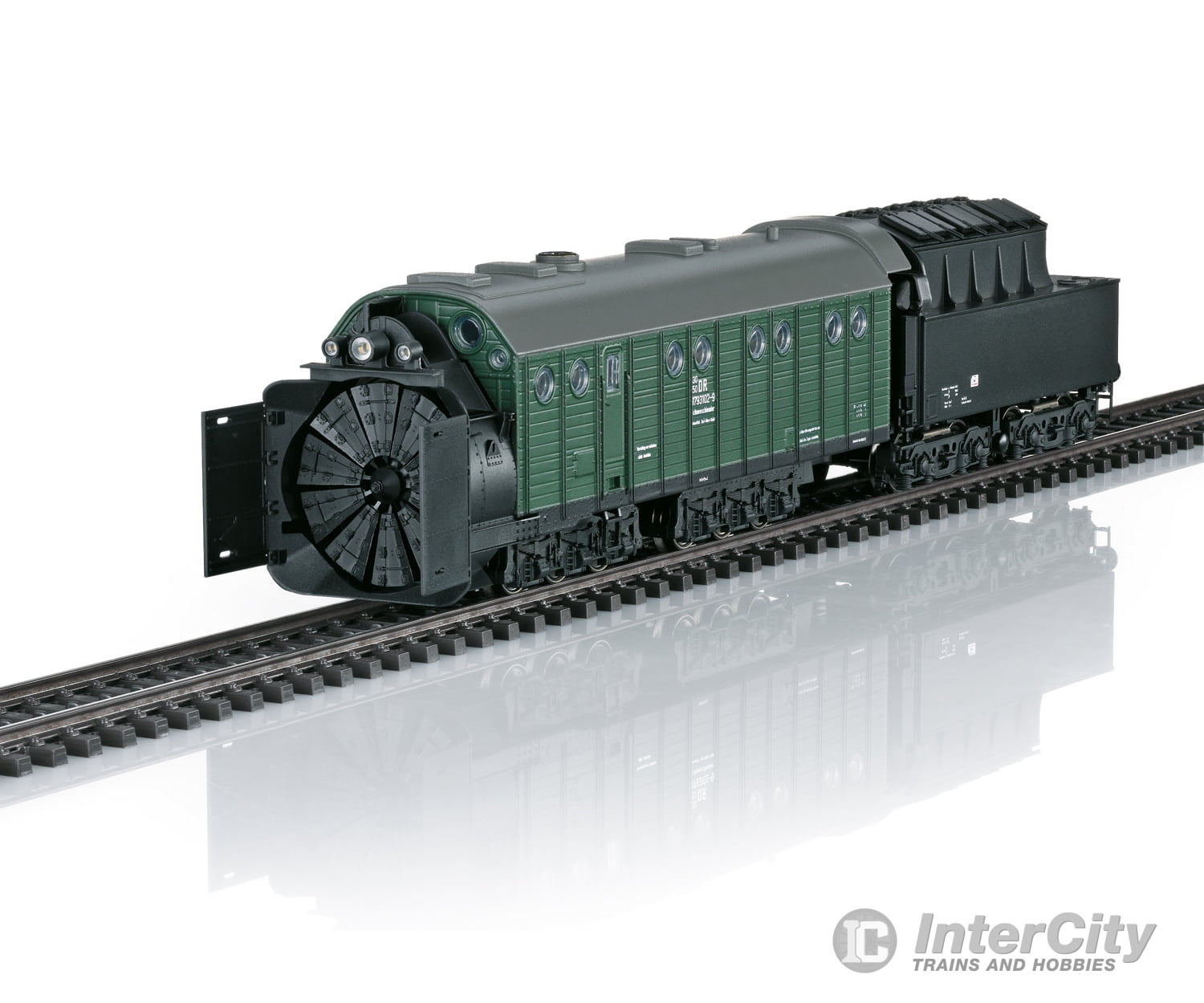 Trix 24137 Ho Dr Henschel Design Steam Powered Rotary Snowplow Mfx Dcc/Sound European Locomotives