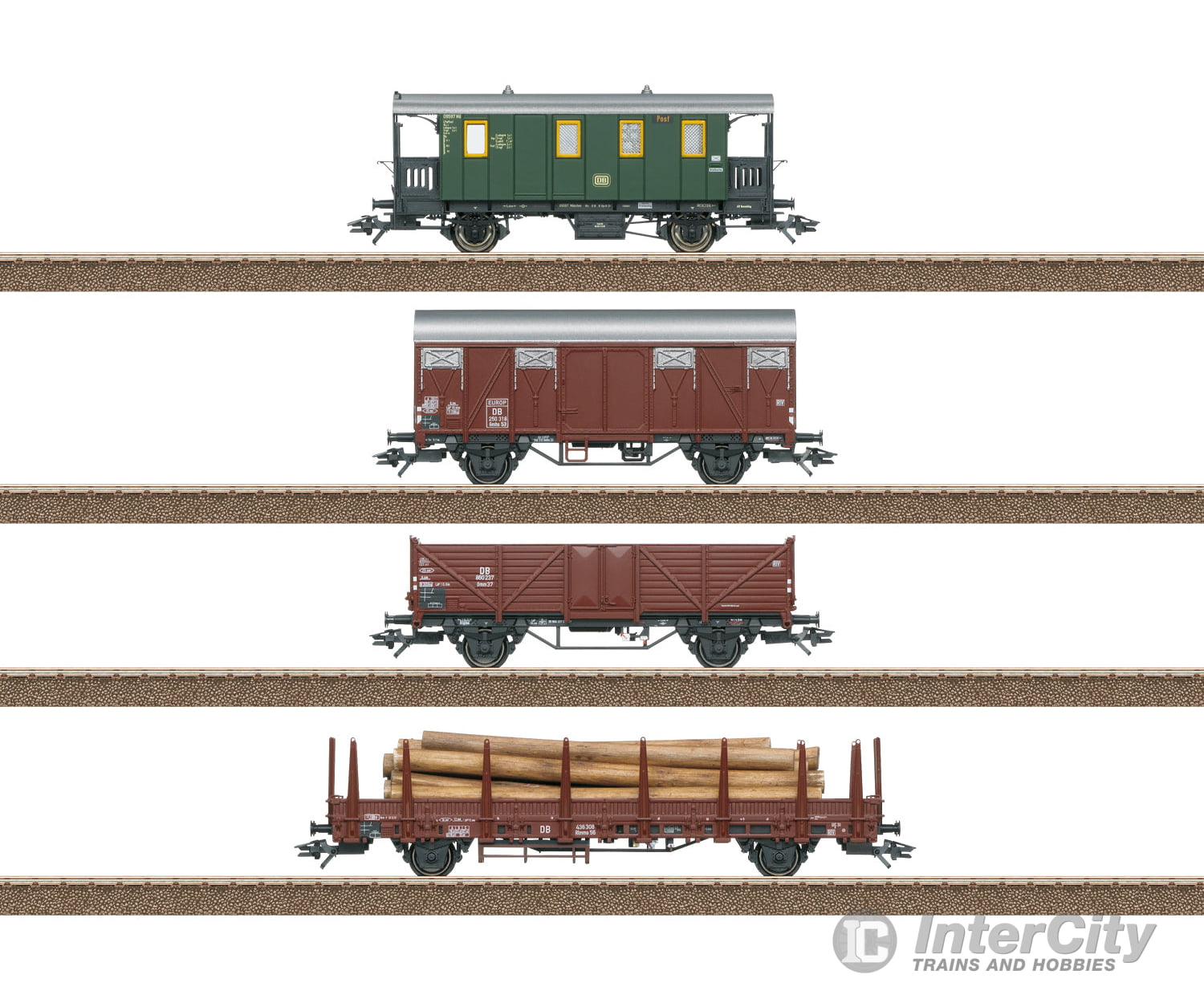 Trix 24140 Ho Db Branch Line Freight Car Set European Cars