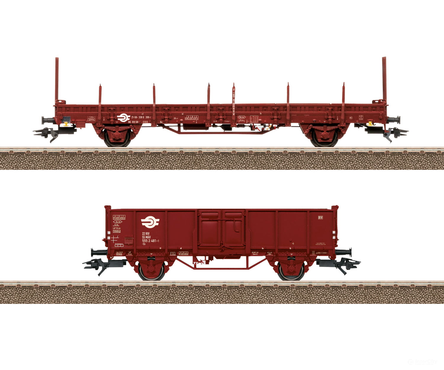 Trix 24191 HO MAV Freight Car Set - European Freight Cars