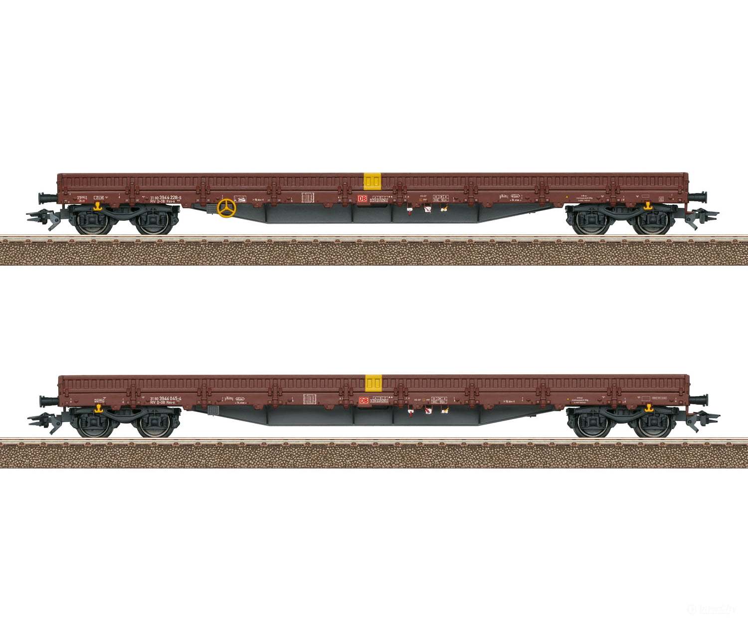 Trix 24431 HO DB AG Type Res-x Low-Sided Car Set European Freight Cars