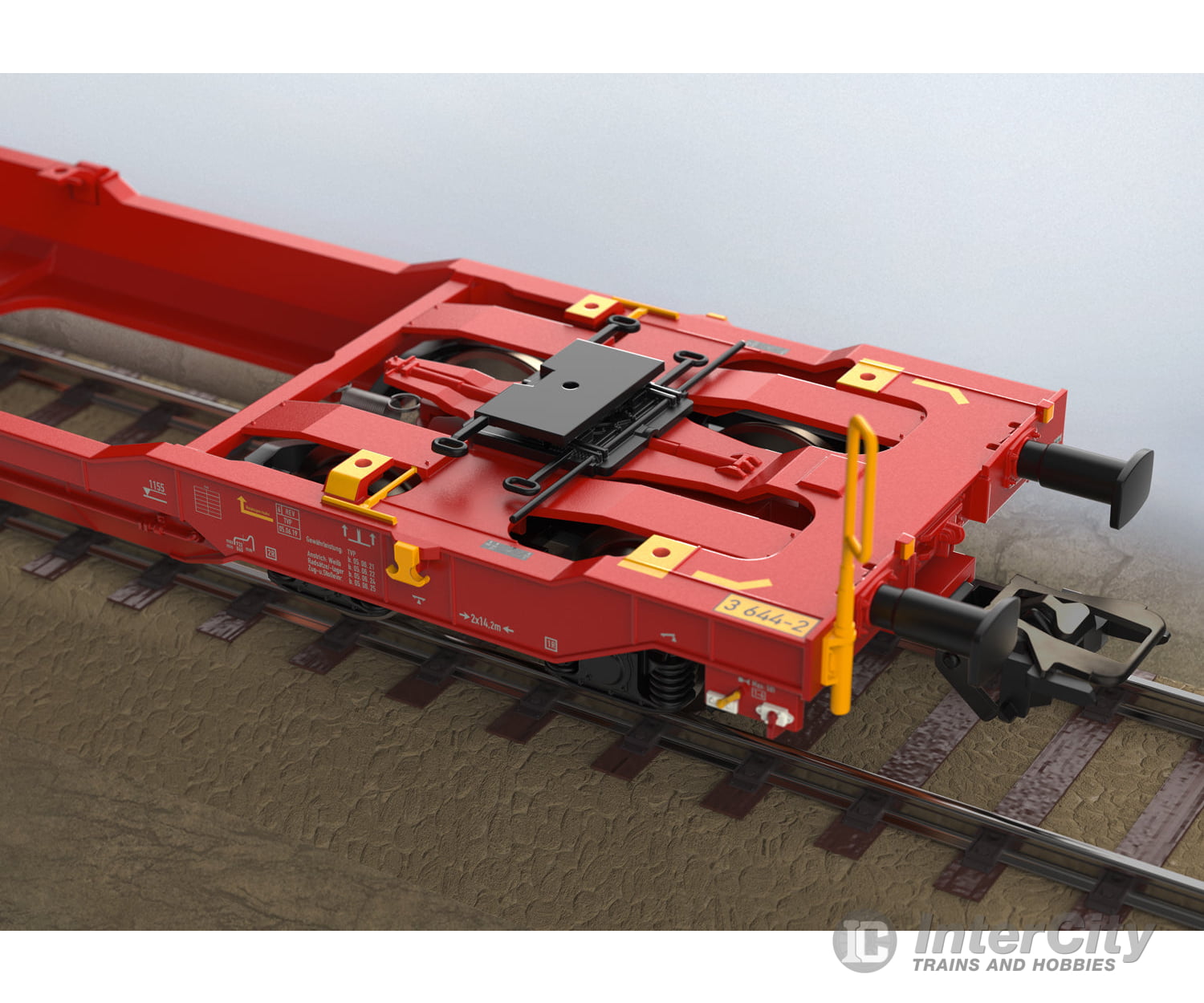 Trix 24470 Ho Db Ag Type Sdggmrss 738 Double Deep Well Flat Car European Freight Cars