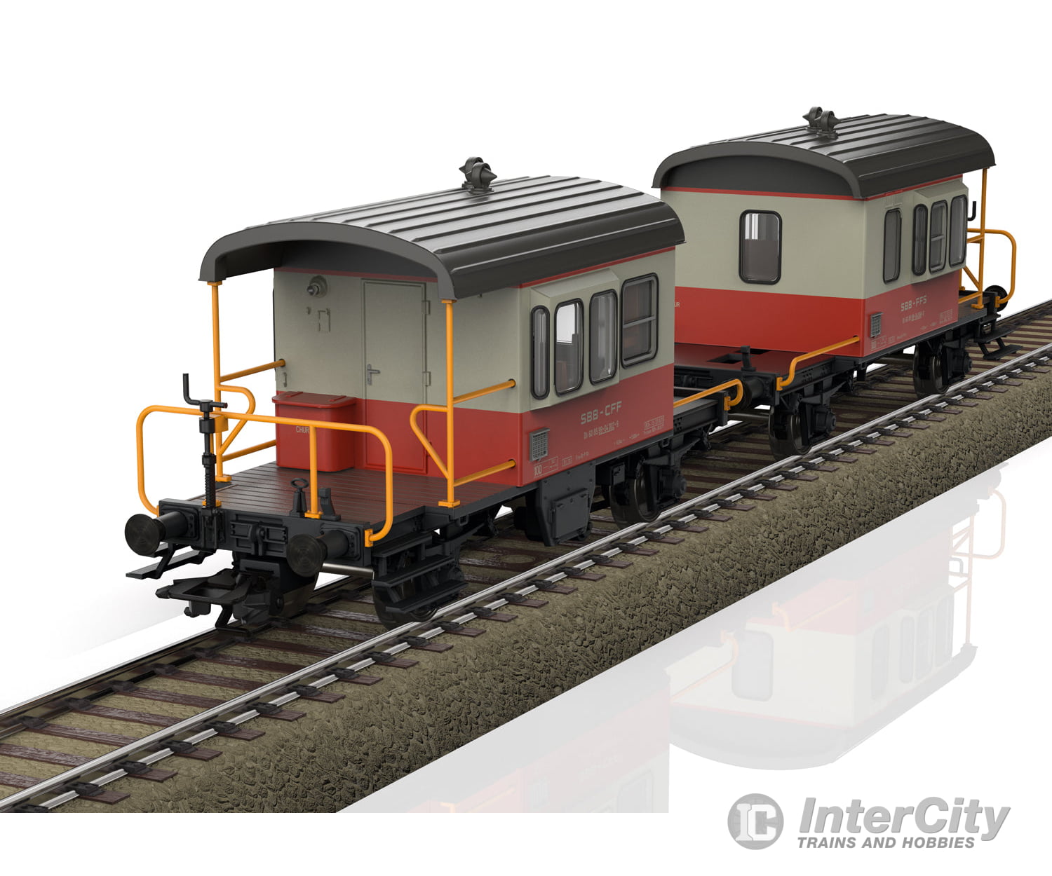 Trix 24650 Ho Sbb-Cff-Ffs Swiss Express ’Sputnik’ Coupling Car Set European Freight Cars