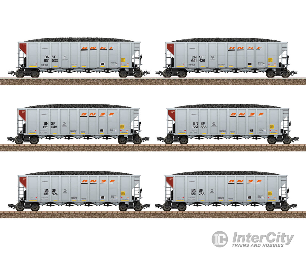 Trix 24911 Ho Bnsf Hopper Car Set Freight Cars