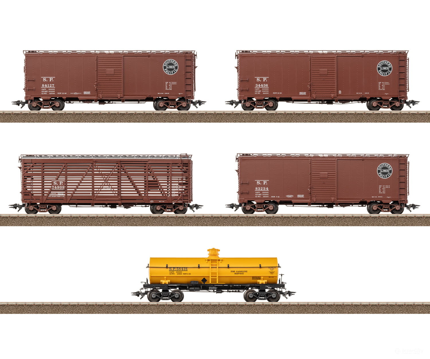 Trix 24915 HO Southern Pacific freight car set Freight Cars