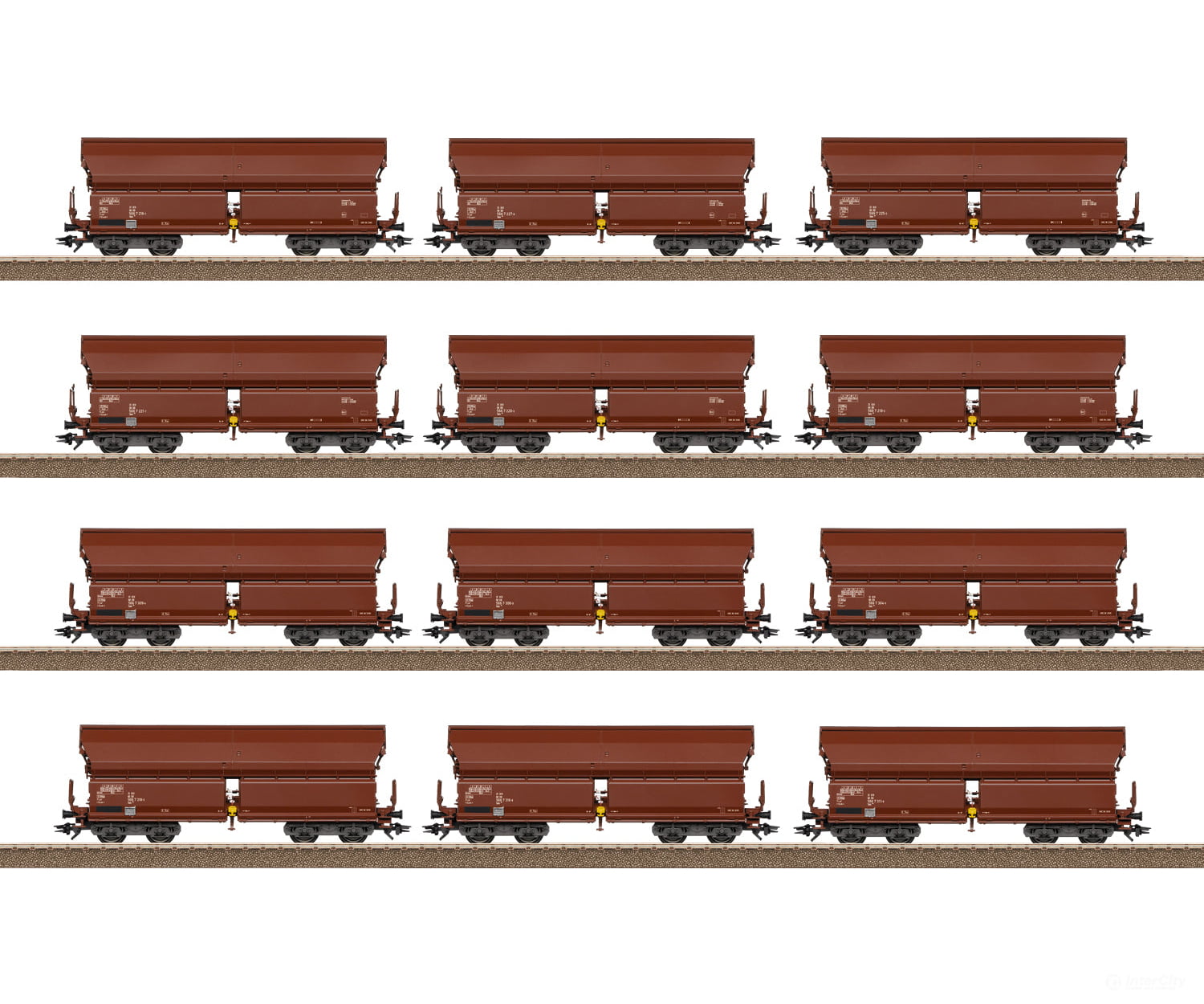 Trix 24968 Ho Db Type Tals 968 Hinged Roof Car Display European Freight Cars