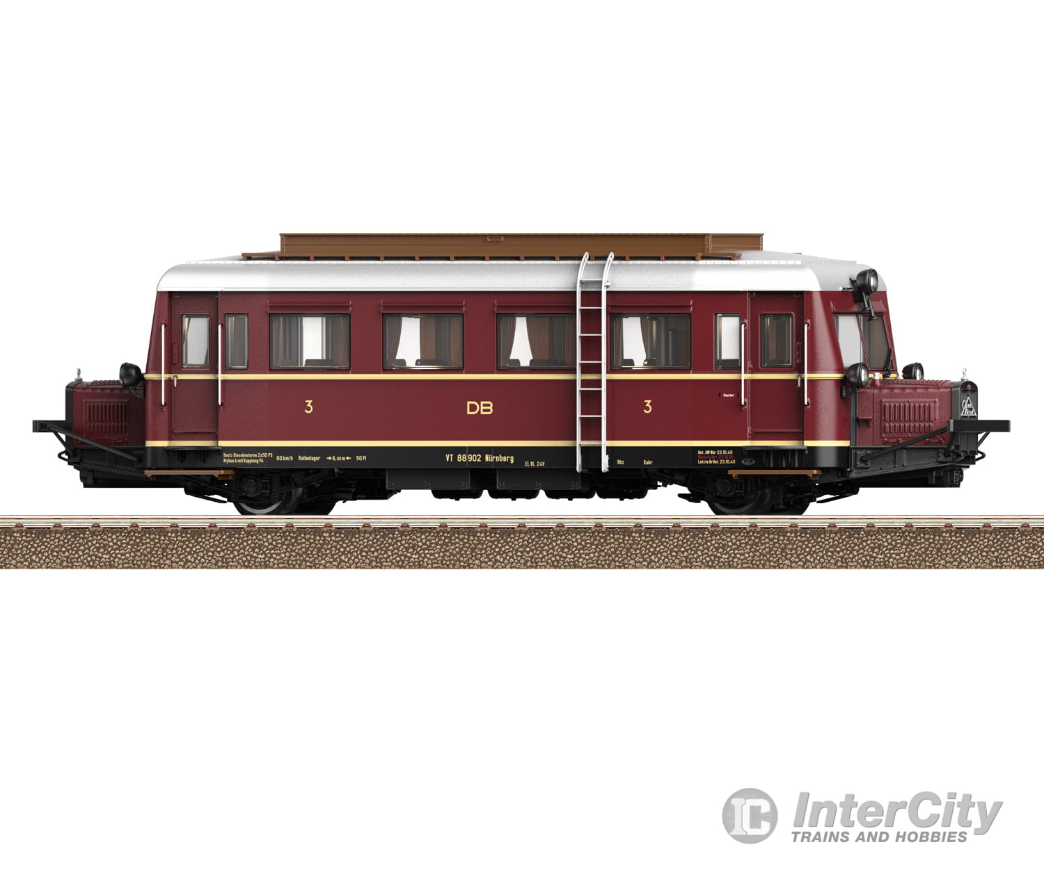 Trix 25135 Ho Class Vt 88.9 Diesel Powered Rail Car - The ’Pig’s Snout’ Mfx Dcc/Sound