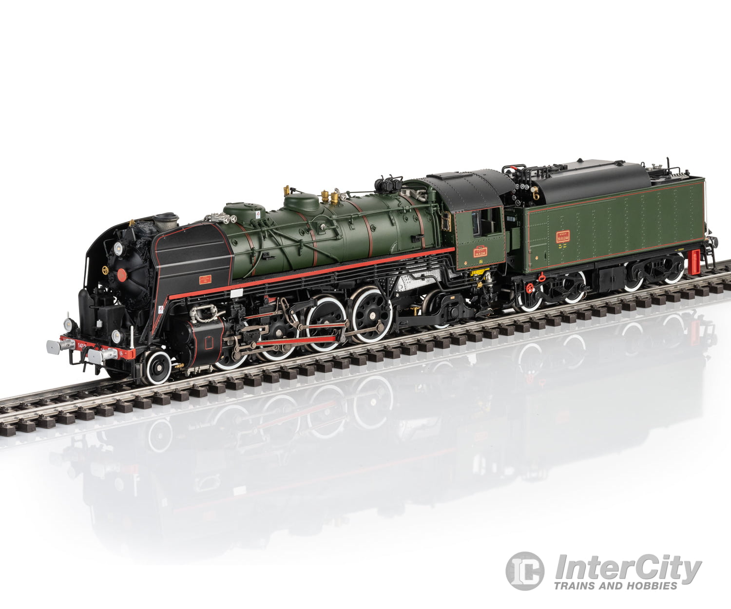 Trix 25141 Ho Sncf Class 141.R Steam Locomotive. Road Number 1244 Mfx Dcc/Sound - 2024 Surprise