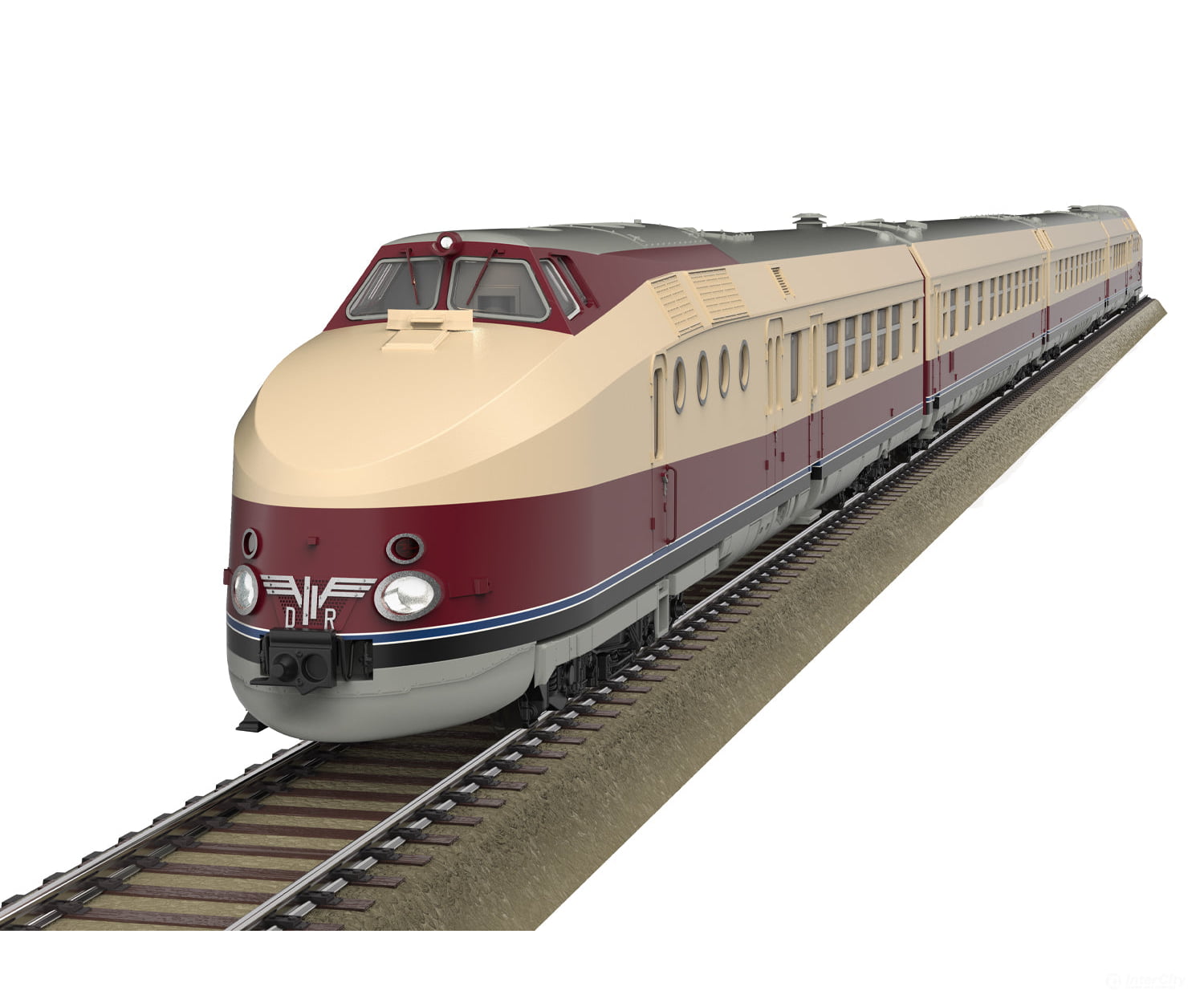 Trix 25175 HO DR Class VT 18.16 Diesel Express Powered Rail Car Train MFX DCC/Sound European Locomotives