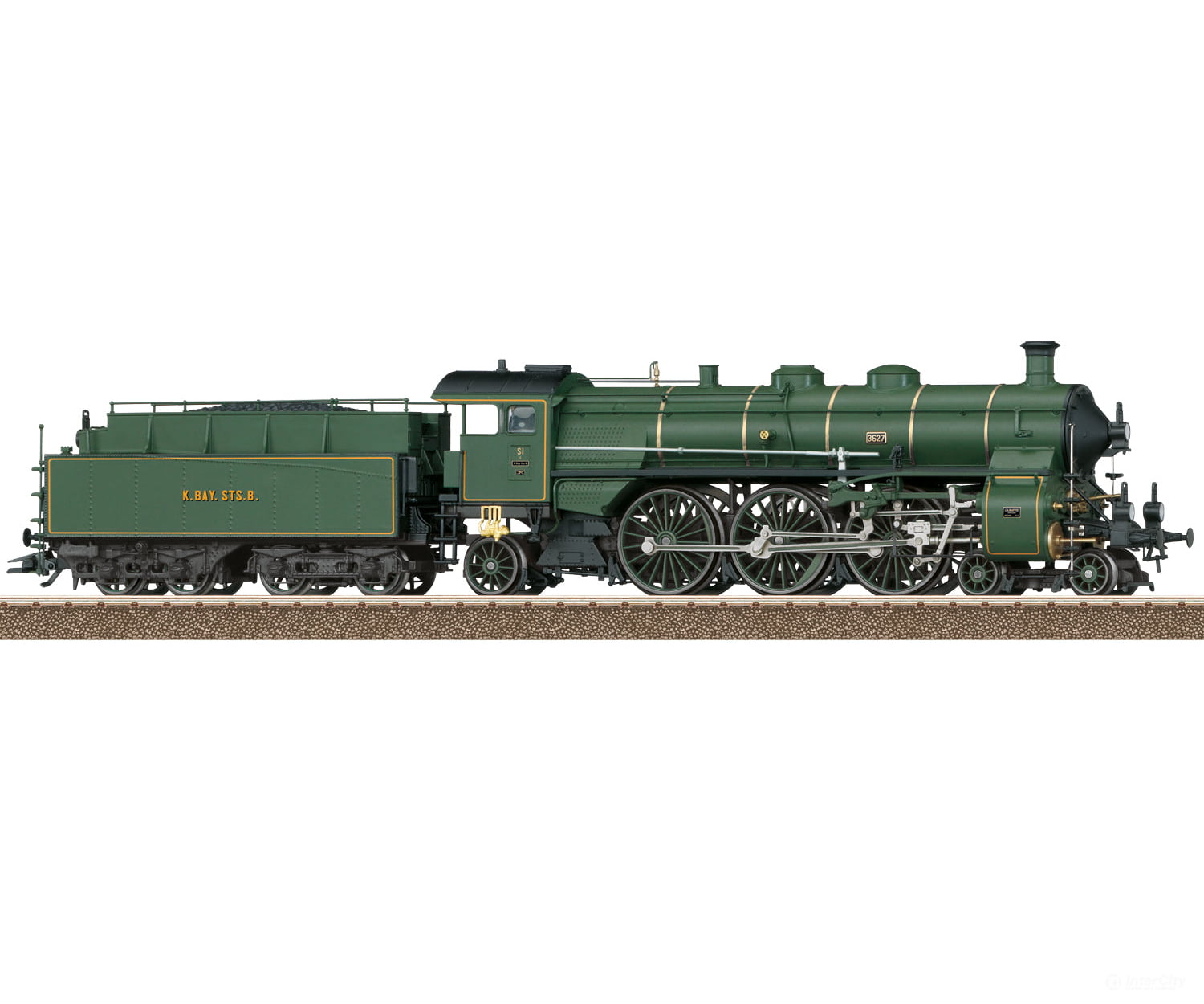 Trix 25435 HO K.Bay.Sts.B. Class S 3/6 Steam Locomotive the ’Hochhaxige’ / ’High Stepper’ MFX DCC/Sound - European