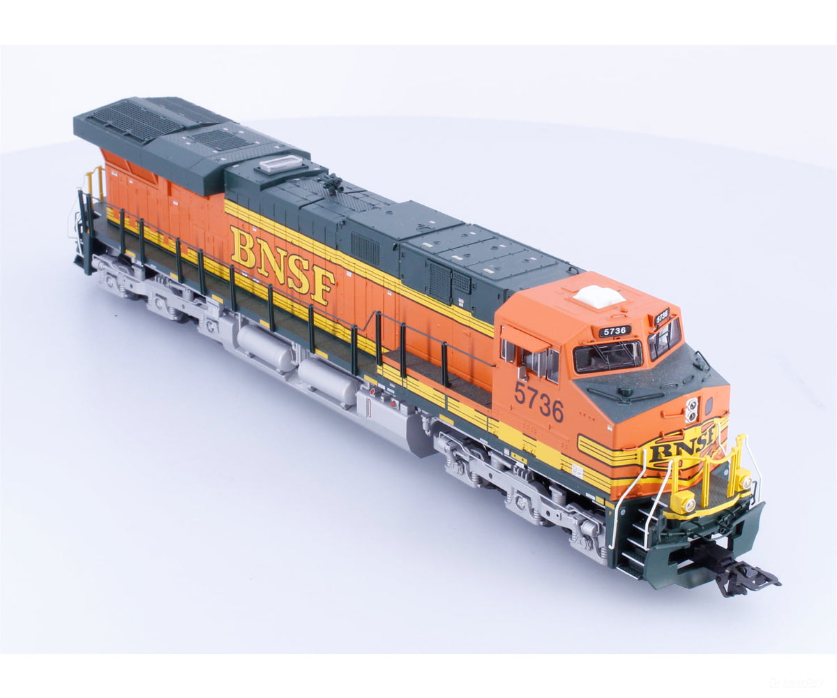 Trix 25447 HO GE ES44AC Diesel Locomotive with MFX and Smoke Burlington Northern Santa Fe (BNSF) 5736 DCC & Sound