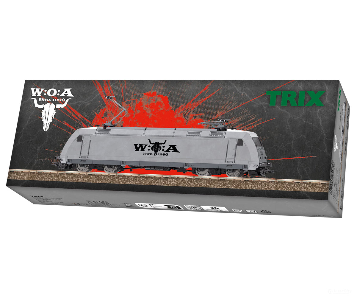 Trix 25475 HO Class 101 Electric Locomotive Raw Metal Edition MFX DCC/Sound - European Locomotives