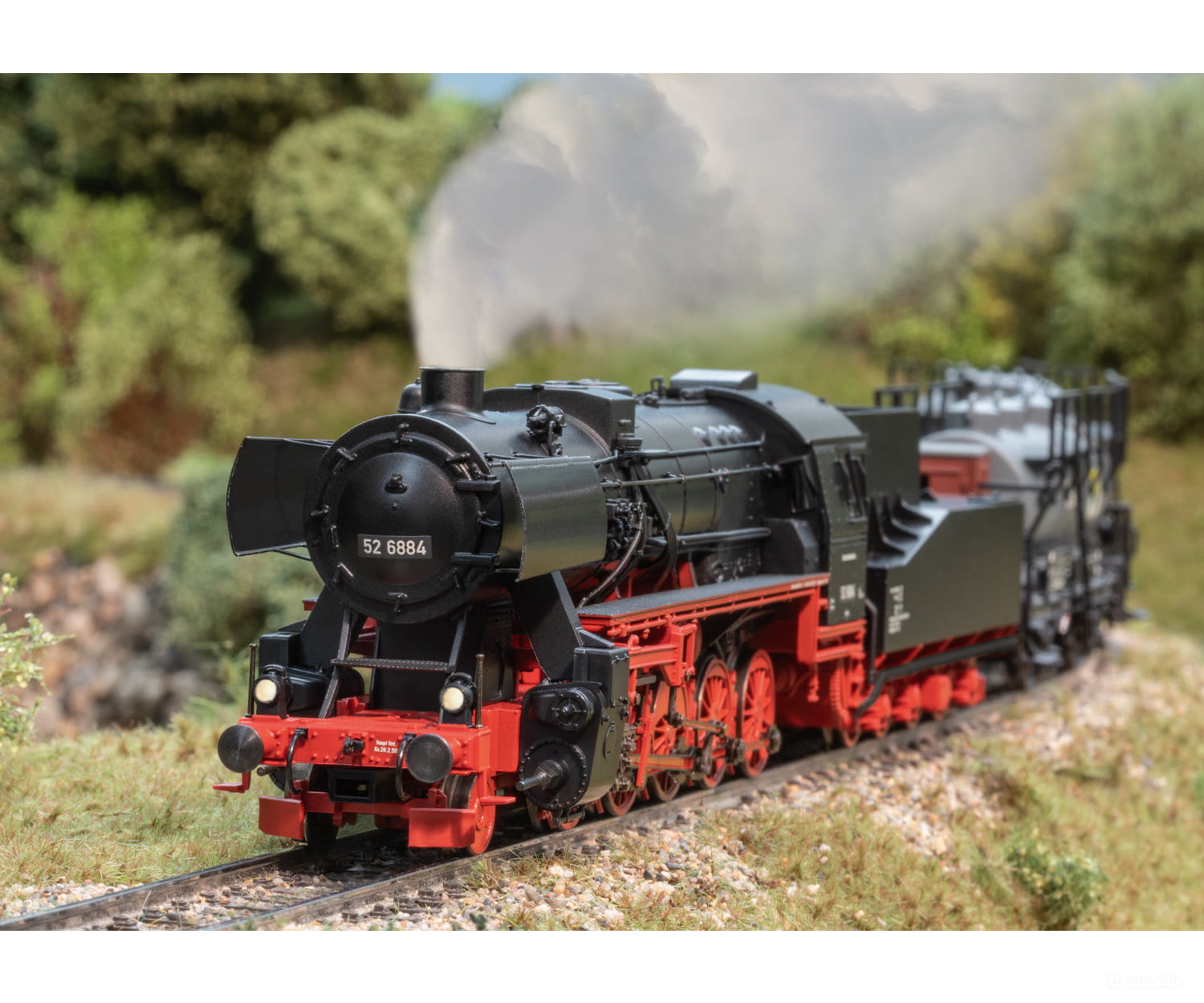 Trix 25535 HO DB Class 52 Steam Locomotive MFX DCC/Sound European Locomotives