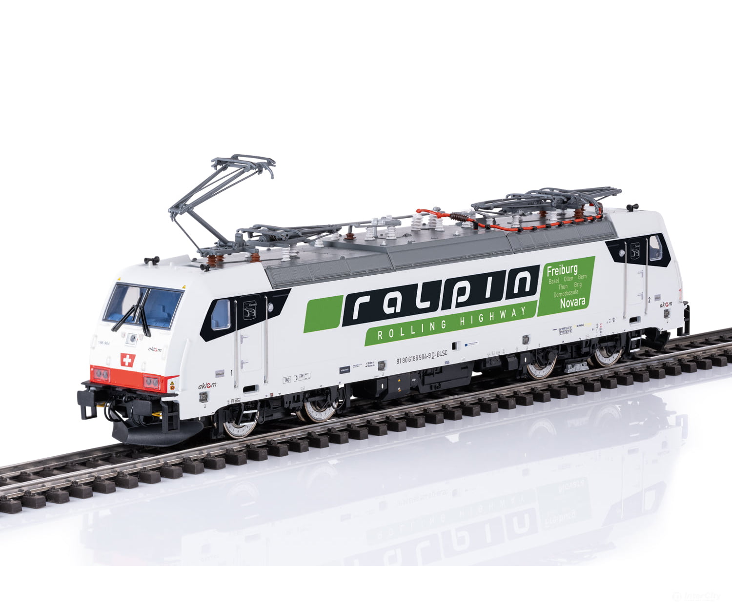 Trix 25801 HO Class 186 Electric Locomotive MFX DCC/Sound European Locomotives