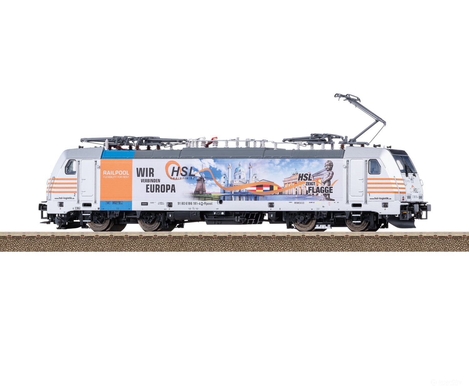 Trix 25803 Ho Class 186 Electric Locomotive Mfx Dcc/Sound European Locomotives