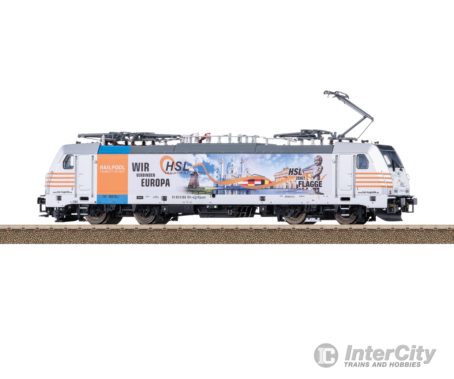 Trix 25803 Ho Class 186 Electric Locomotive Mfx Dcc/Sound European Locomotives