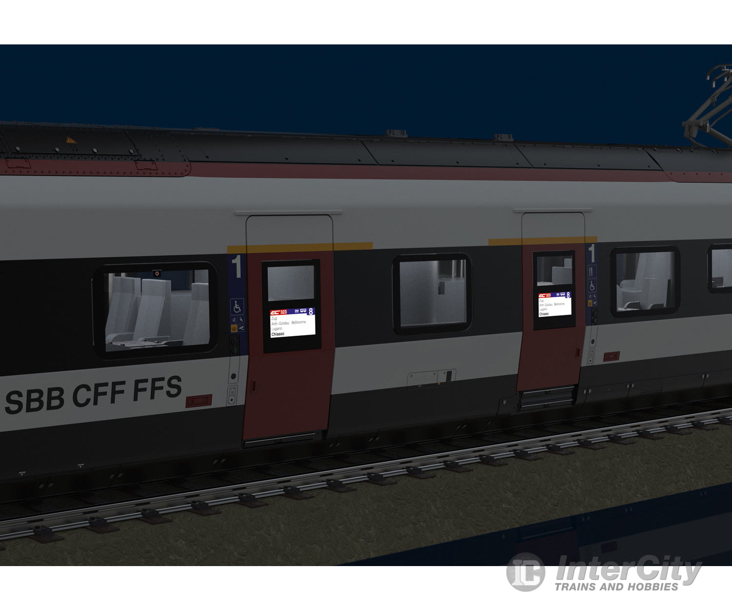 Trix 25810 Class RABe 501 Giruno High-Speed Rail Car Train - Default Title (IC-TRIX-25810)