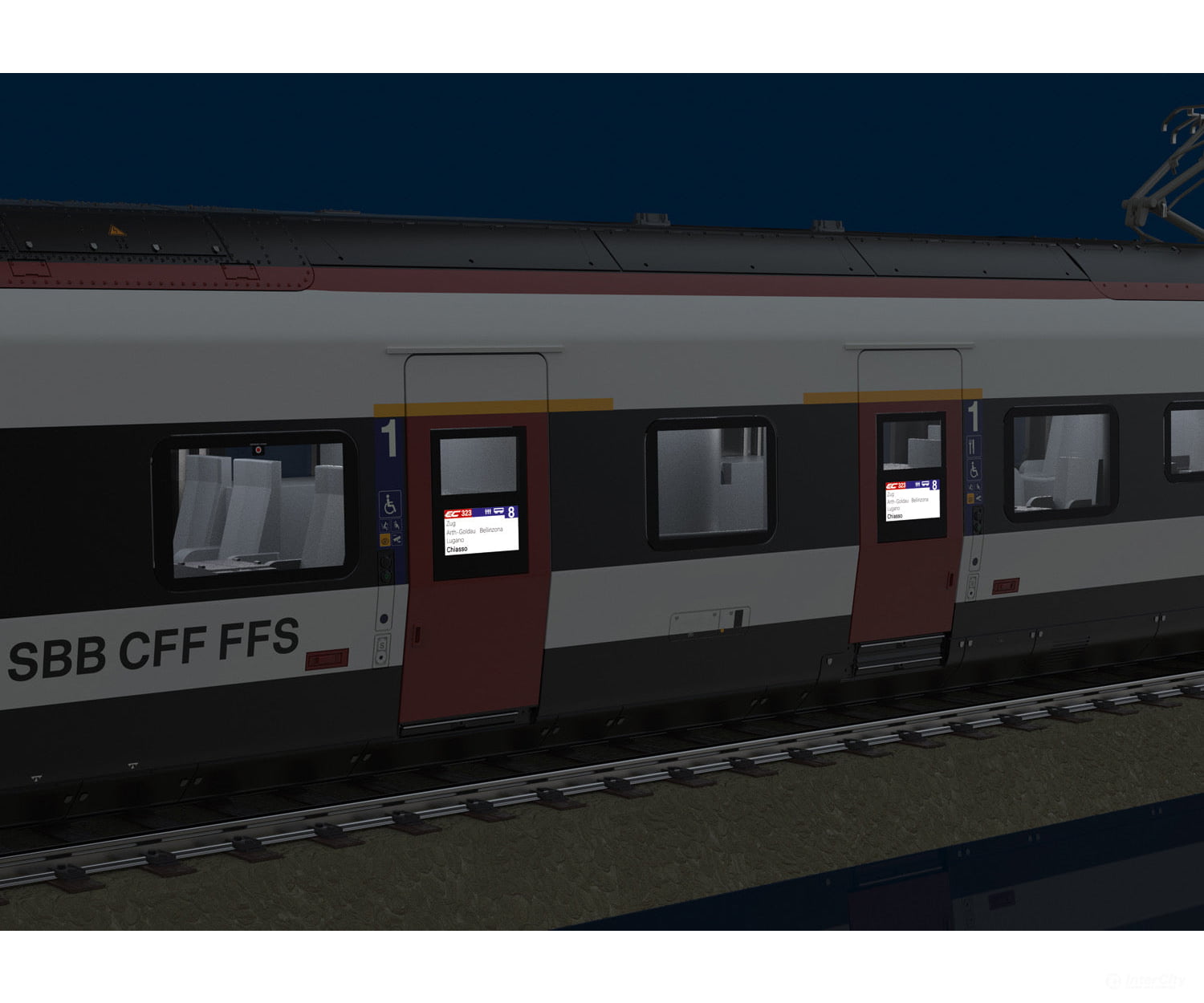 Trix 25810 Class RABe 501 Giruno High-Speed Rail Car Train - Default Title (IC-TRIX-25810)