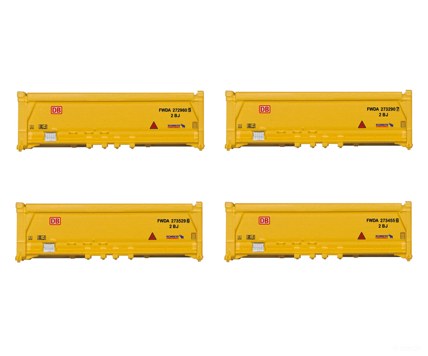 Trix 66581 N DB AG ’Hoppers’ Accessory Set European Freight Cars