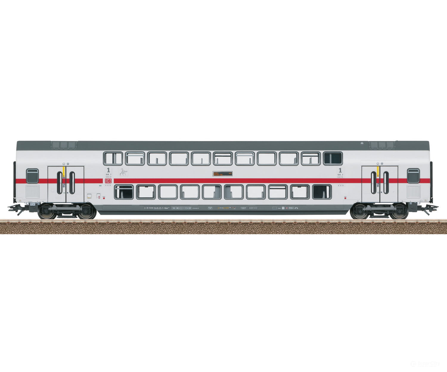Trix 23253 IC2 Type DApza 687.2 Bi-Level Intermediate Car, 1st Class - Default Title (IC-TRIX-23253)