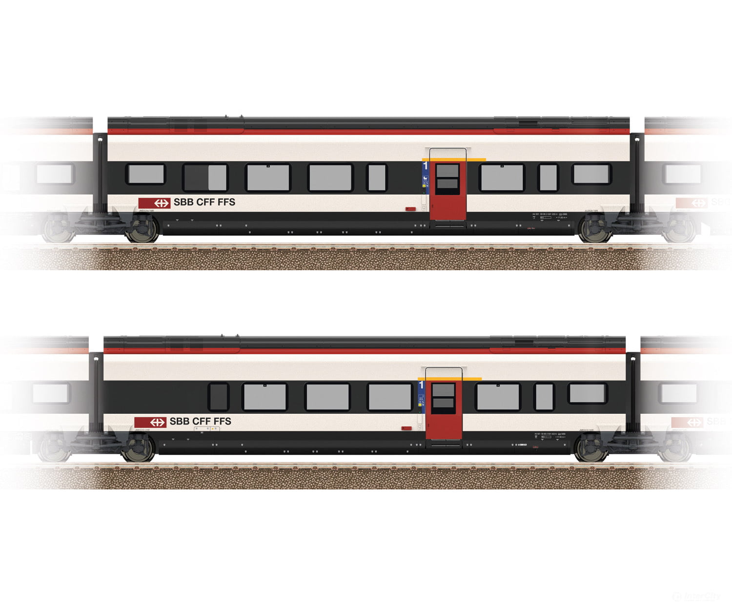 Trix 23283 Add-On Car Set 3 for the Class RABe 501 Giruno - Default Title (IC-TRIX-23283)