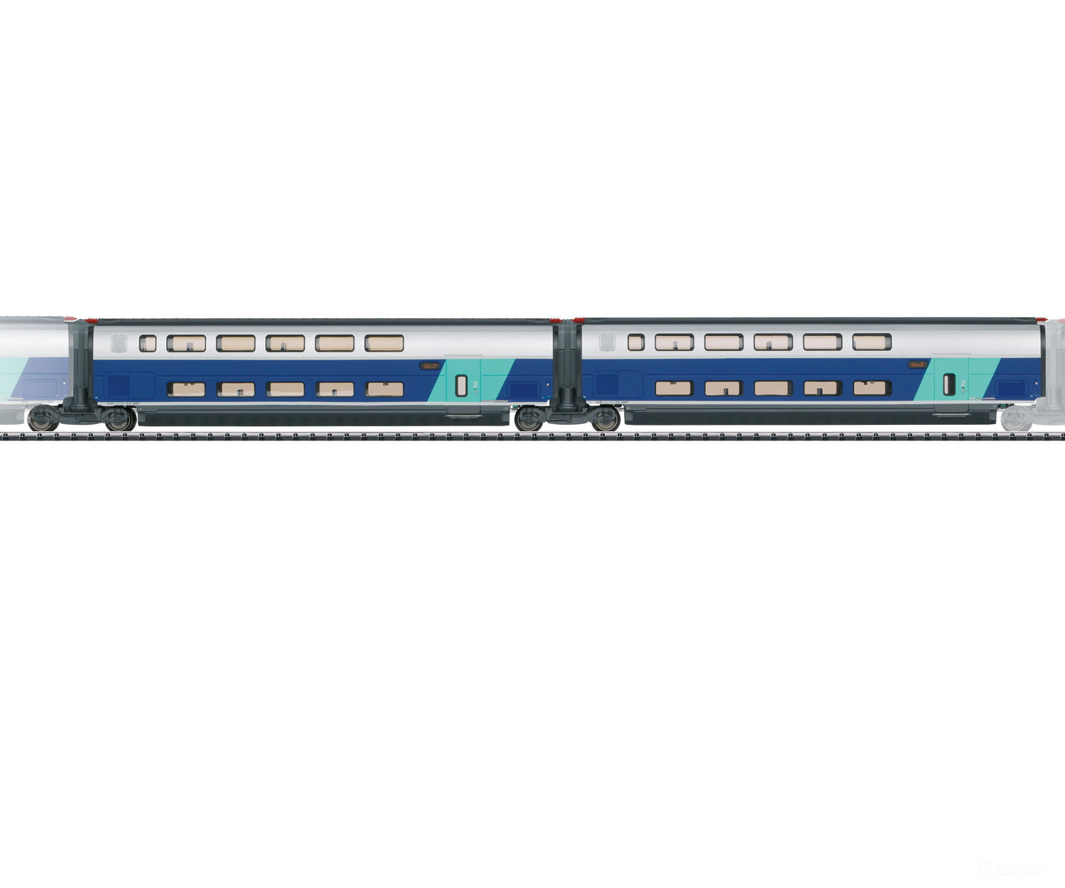 Trix 23488 Add-On Car Set 2 for the TGV Euroduplex - Default Title (IC-TRIX-23488)