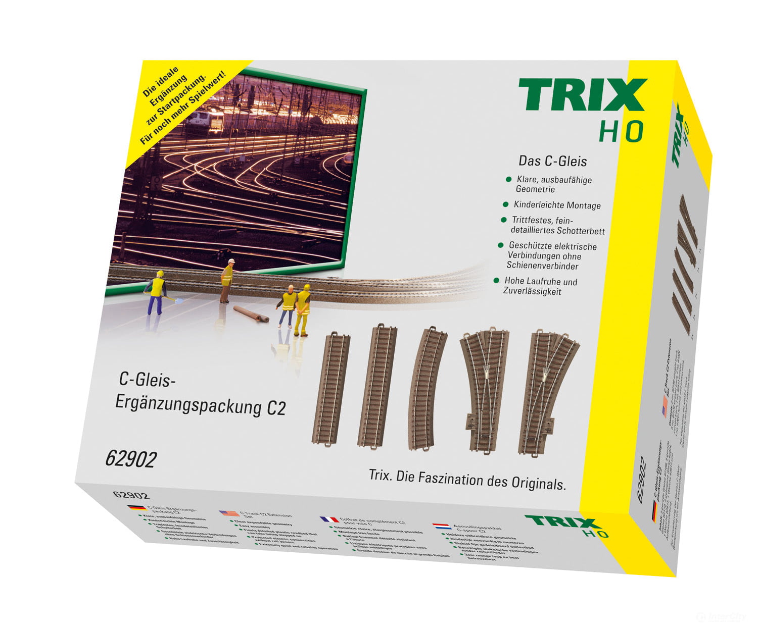 Trix 62902 C Track C2 Extension Set - Default Title (IC-TRIX-62902)