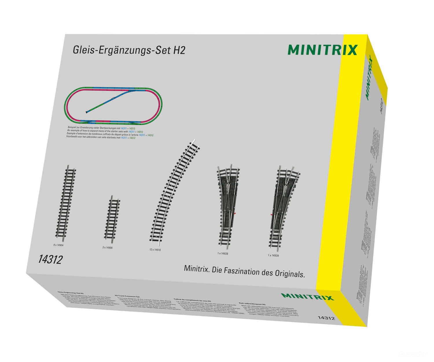 Trix 14312 H2 Track Extension Set - Default Title (IC-TRIX-14312)