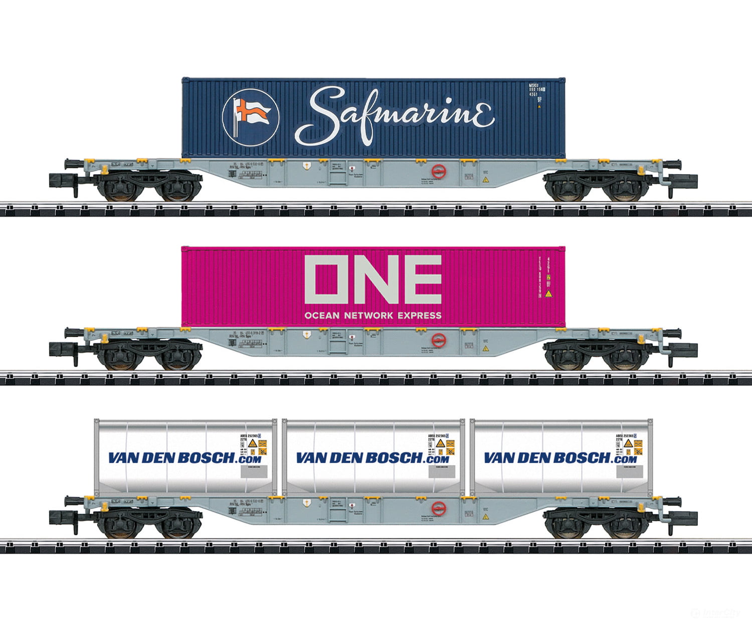 Trix 15228 Container Flat Car Set - Default Title (IC-TRIX-15228)