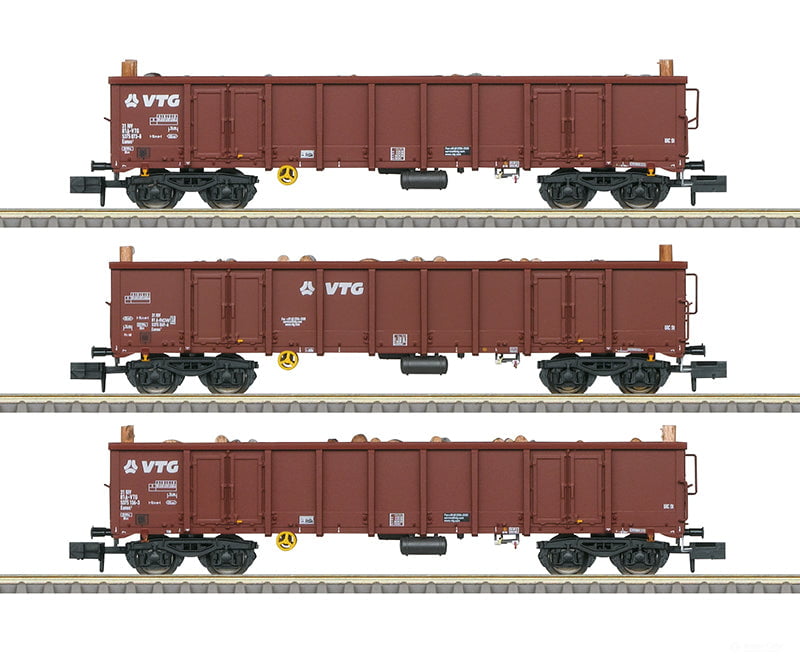 Trix N 18288 Vtg Type Eanos Freight Car Set - Mhi Exclusive Item European Cars