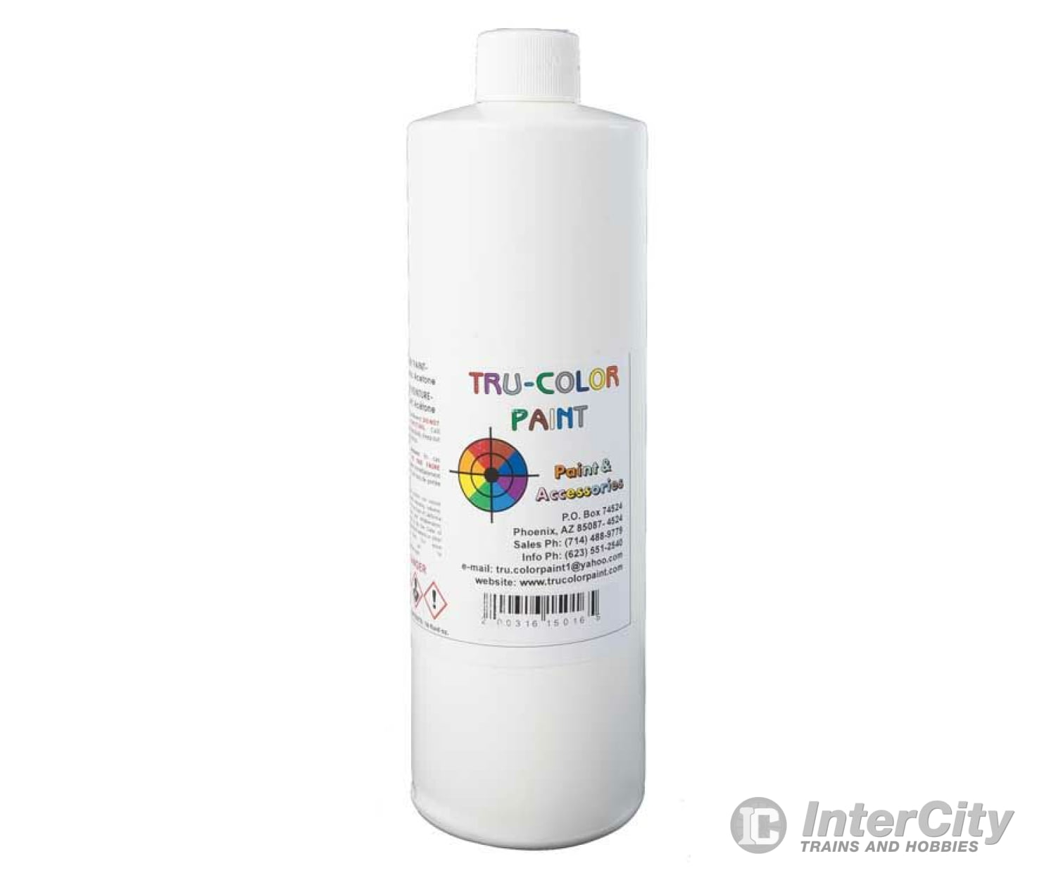 Tru-Color Paint 16015 Thinner For Railroad Color Acrylic Paints -- 16Oz 473Ml