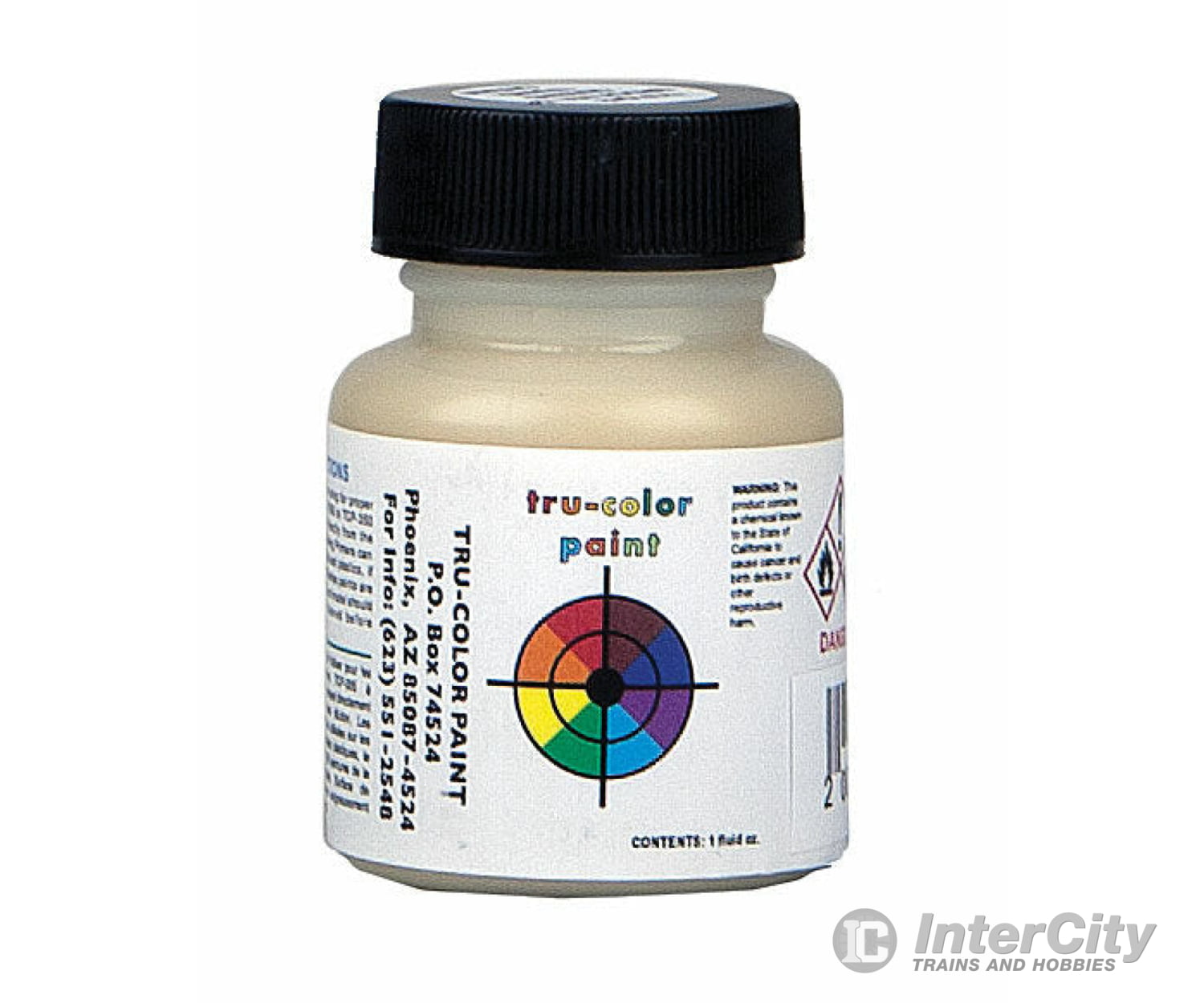 Tru-Color Paint 342 Railroad Color Acrylic Paints - 1Oz 29.6Ml -- Brooklyn & Queens Transit Cream