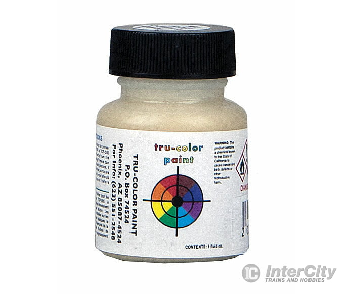 Tru-Color Paint 342 Railroad Color Acrylic Paints - 1Oz 29.6Ml -- Brooklyn & Queens Transit Cream