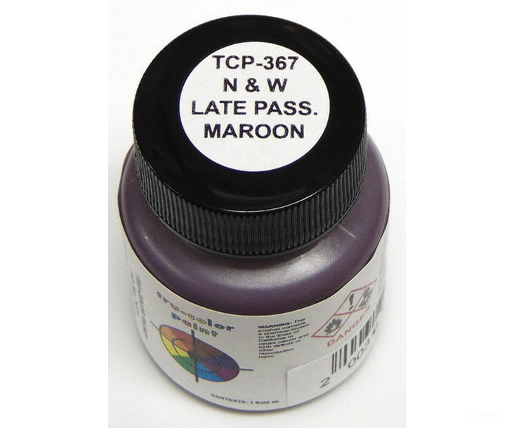 Tru-Color Paint 367 Railroad Color Acrylic Paints - 1Oz 29.6Ml -- Norfolk & Western Late Passenger