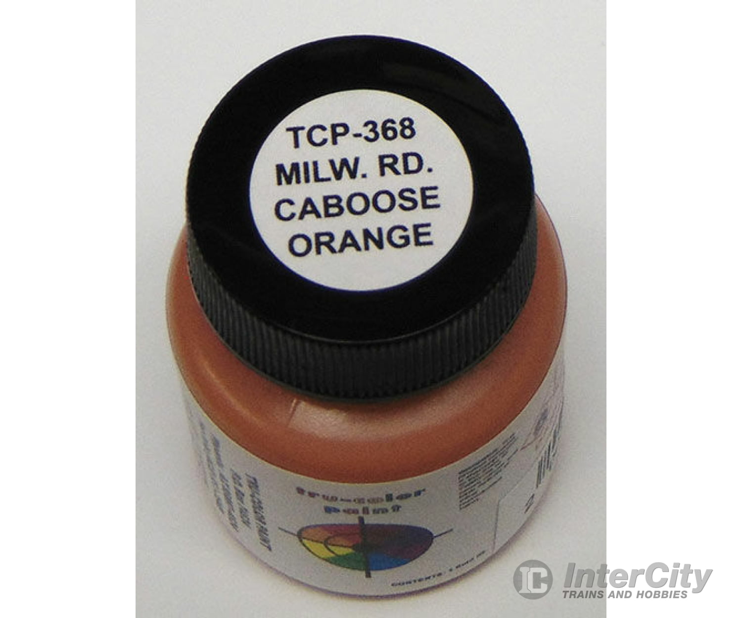 Tru-Color Paint 368 Railroad Color Acrylic Paints - 1Oz 29.6Ml -- Milwaukee Road Caboose Orange