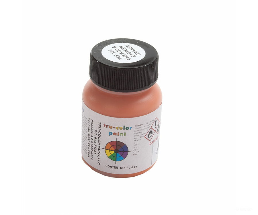 Tru-Color Paint 373 Railroad Color Acrylic Paints - 1Oz 29.6Ml -- Chicago & Eastern Illinois Orange