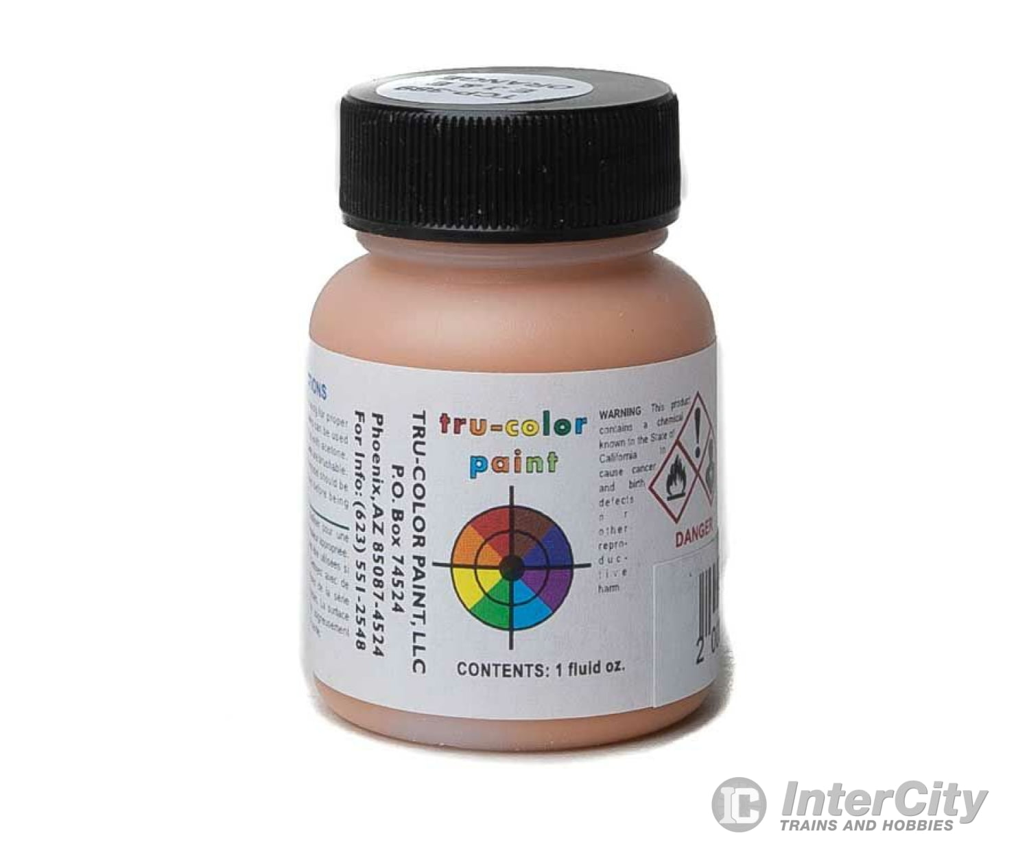 Tru-Color Paint 389 Railroad Color Acrylic Paints - 1Oz 29.6Ml -- Elgin Joliet & Eastern Orange