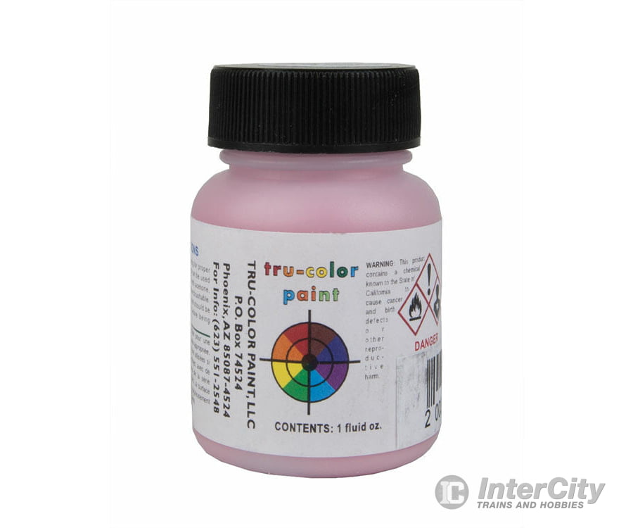 Tru-Color Paint 393 Railroad Color Acrylic Paints - 1Oz 29.6Ml -- One Container Pink