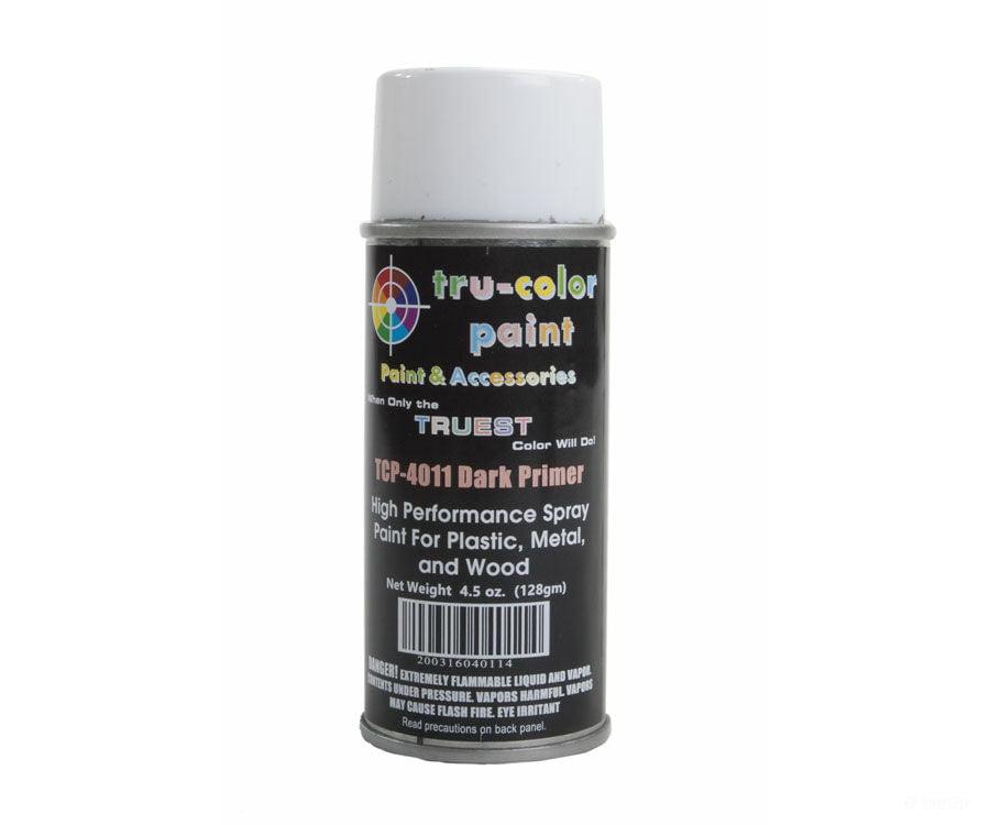 Tru-Color Paint 4011 Aerosol Spray 4.5Oz 135Ml Can -- Gloss Dark Primer