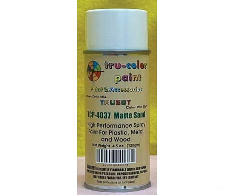 Tru-Color Paint 4037 Aerosol Spray 4.5Oz 135Ml Can -- Matte Sand
